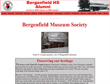 Tablet Screenshot of bergenfieldmuseum.com